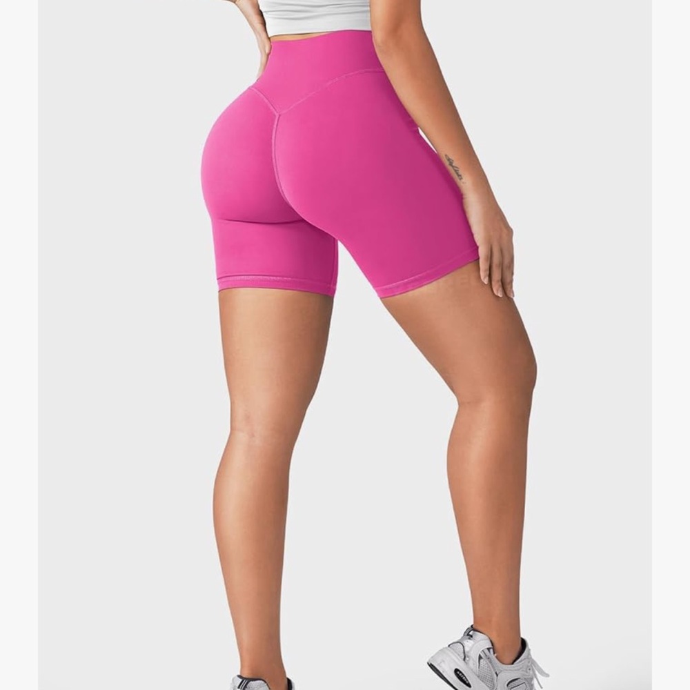 Vibrant Pink Women's Bike Shorts